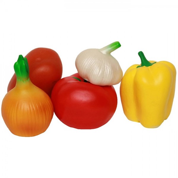 Набор резиновых игрушек Овощи СИ-317