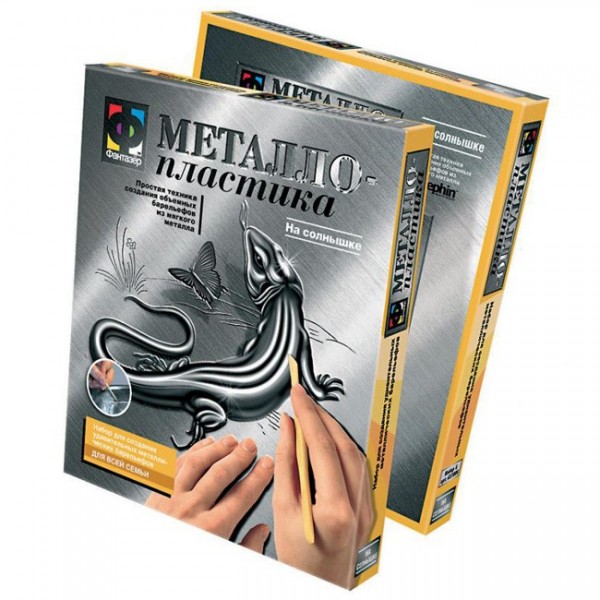 Набор для творчества Металлопластика набор №6 На солнышке-ящерица 437006