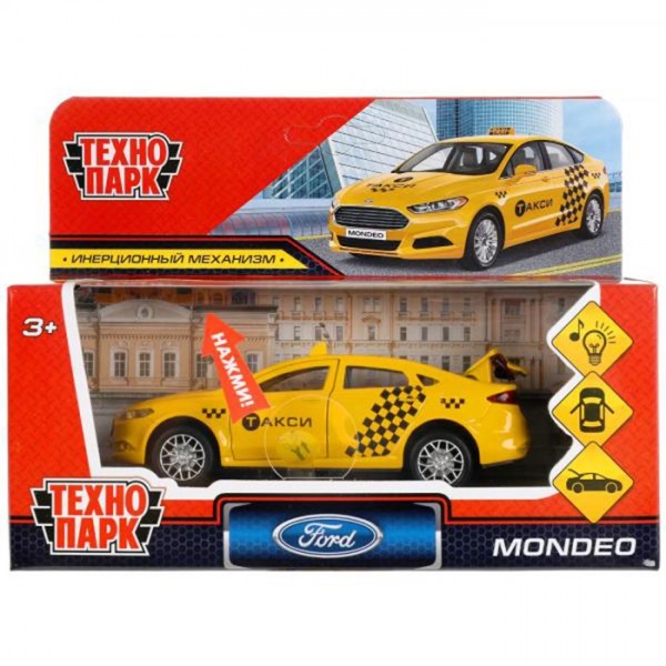 Модель MONDEO-12SLTAX-YE Ford Mondeo Такси Технопарк  в коробке