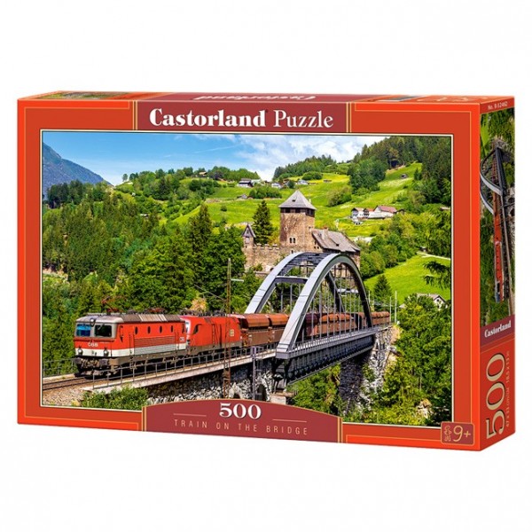 Пазл 500 Поезд на мосту В-52462 Castor Land