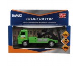 Модель KAMMOV-15-GNWH KAMAZ ЭВАКУАТОР 15 см,инерц,зеленый Технопарк в коробке