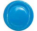 Тарелка бумажная ламинированная Blue 18см 6шт 6056742