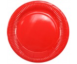 Тарелка бумажная ламинированная Red 18см 6шт 6056643