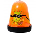 Лизун Слайм Плюх ZORRO перламутровый с шариками оранжевый 130 гр.