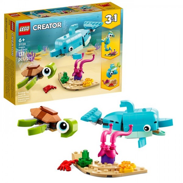 Конструктор LEGO 31128 Creator Дельфин и черепаха