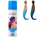 Спрей-краска для волос в аэрозоли, для временного окрашивания, цвет голубой, 150 мл Lukky Т23413
