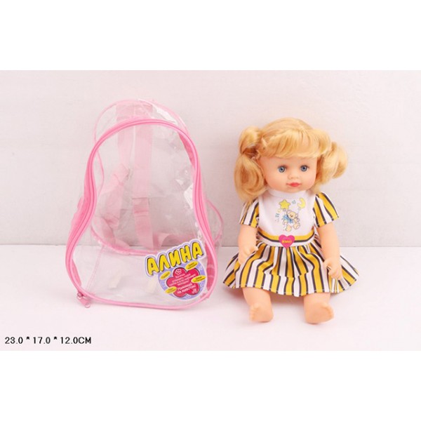 Кукла 5509 Алина в рюкзаке