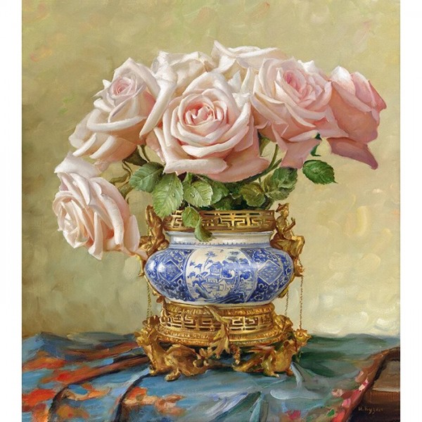 Набор для творчества Картина мозаикой Бузин.Восточные розы 40*50 см KM0247