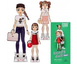 Кукла Trendy girl Лина картонная ИНП-100
