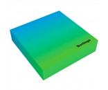 Блок для записей Berlingo Radiance 8,5*8,5*2см, голубой/зеленый, 200л. 298601