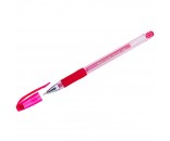 Ручка гелевая красный 0,7мм Crown Hi-Jell Needle Grip  игольчатый стержень 245942