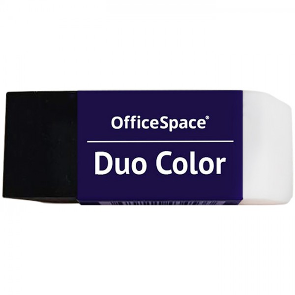 Ластик OfficeSpace Duo Colo прямоугольный  ECO-ПВХ, 59*21*10мм 339151