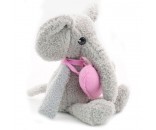 Мягкая игрушка Слоник Фауст младший с розовым сердцем  22 см 0892922-33