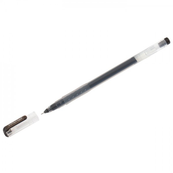 Ручка гелевая черная 0,4мм. бесстержневая, игольчатый наконечник HC-1 260055 OfficeSpace