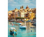 Набор для творчества Алмазная мозаика Мальта в солнечный день без подрамника 30*40см 24 цвета полное заполнение SF30010
